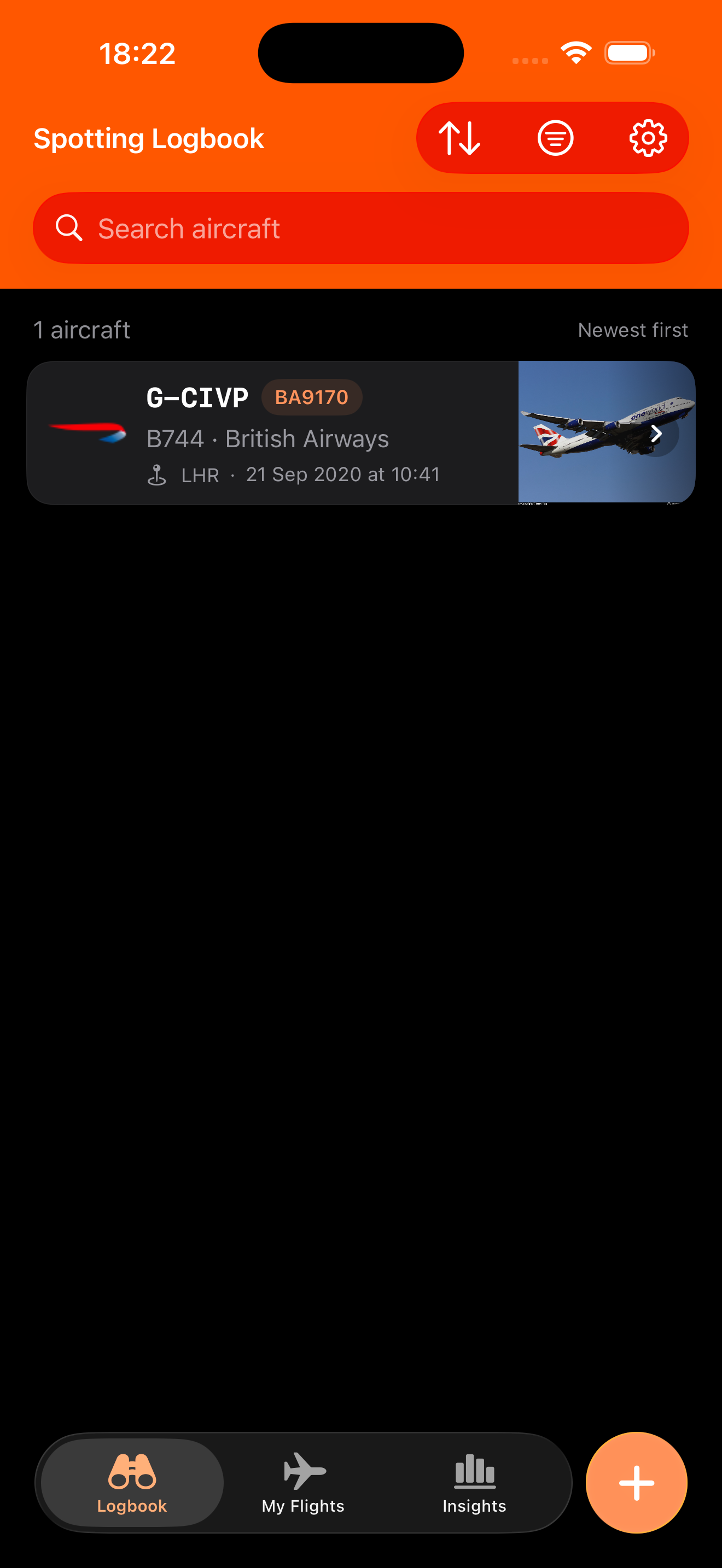 Spotr screenshot 1